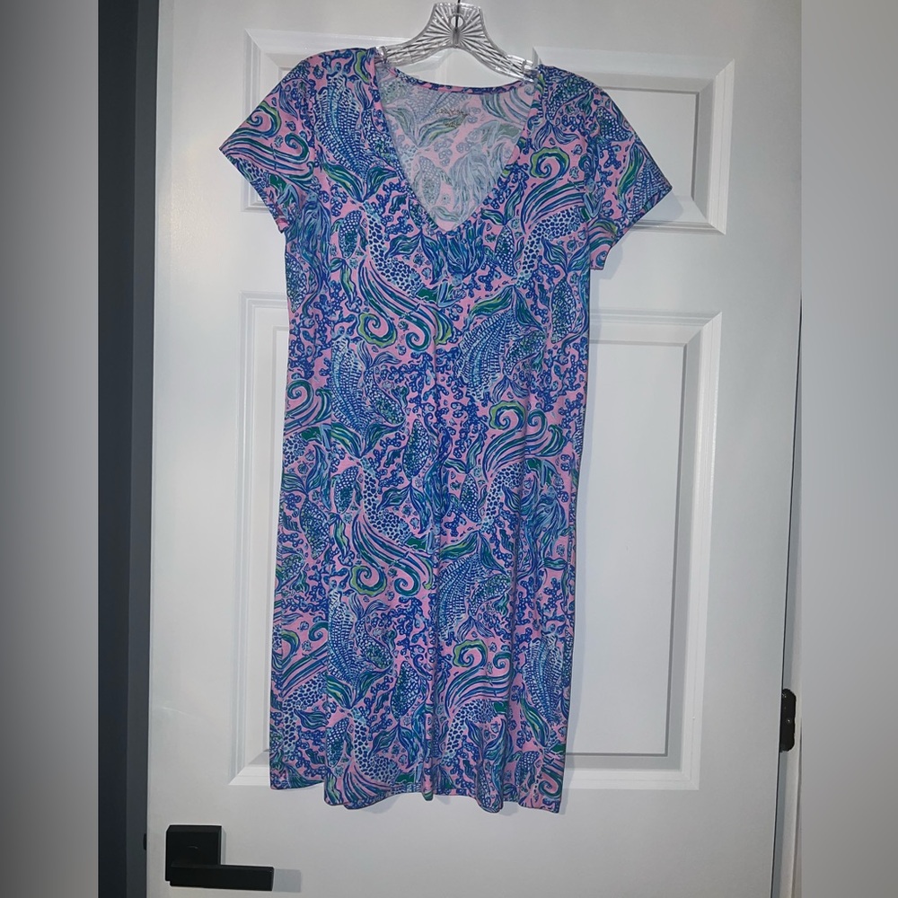 Etta short sleeve swing dress XS